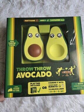 Throw Throw Avocado Party Game - New In Box